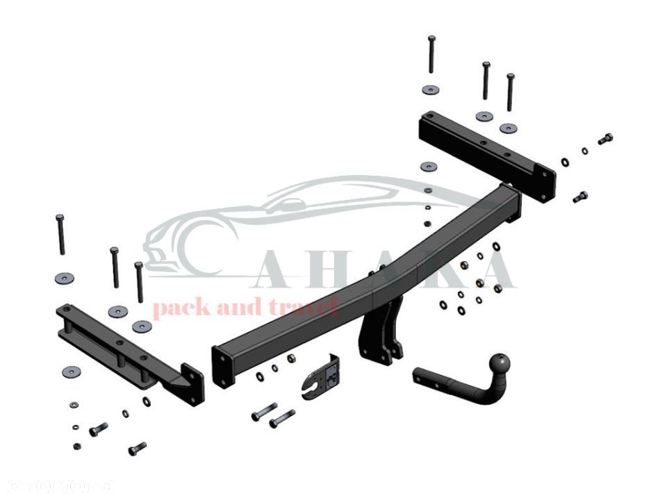 Hak Holowniczy Odkręcany Do Audi A6 C5 Sedan 1997-2004 - 3