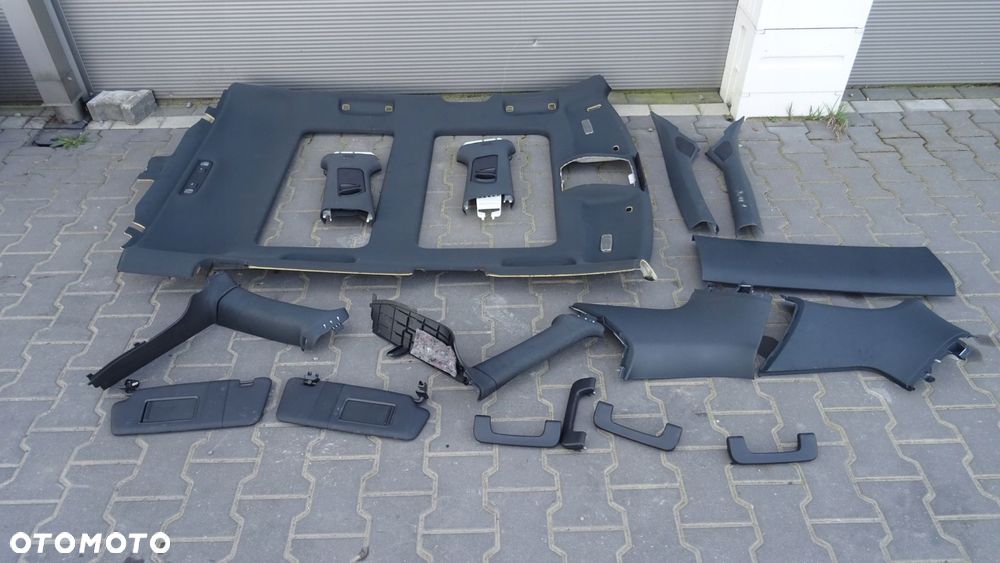 kpl czarna podsufitka audi a3 8p lift 5d sb s-line - 1