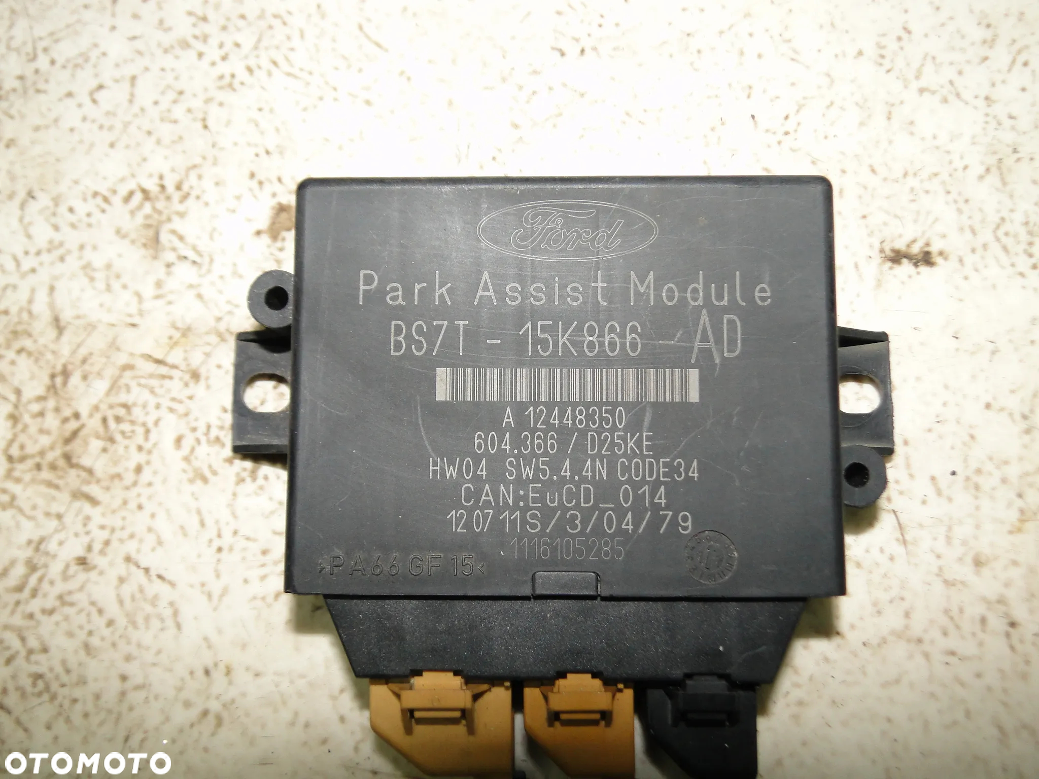 FORD MONDEO MK4 IV MODUŁ STEROWNIK PARKOWANIA PDC TYŁ TYLNY EUROPA - 2