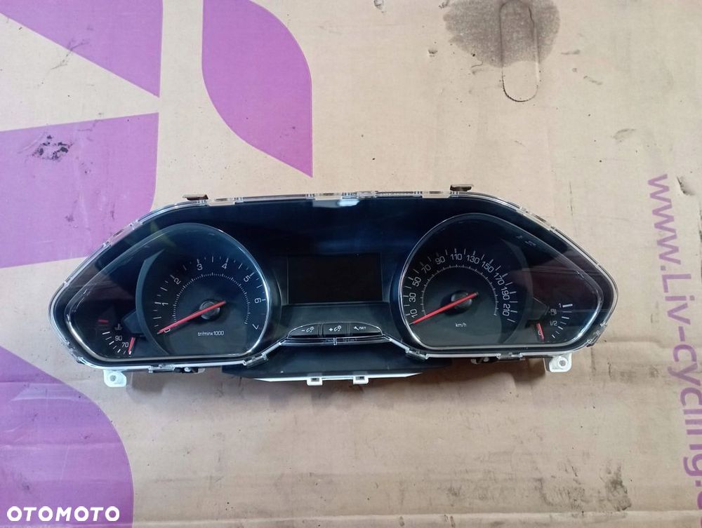 PEUGEOT 208 I LICZNIK PRĘDKOŚCIOMIERZ ZEGARY EUROPA 9801904780 - 1
