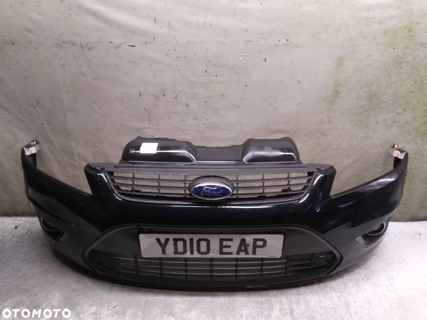 / ZDERZAK PRZÓD PRZEDNI DO FORD FOCUS MK2 II LIFT FL F3 CZARNY HALOGENY - 1
