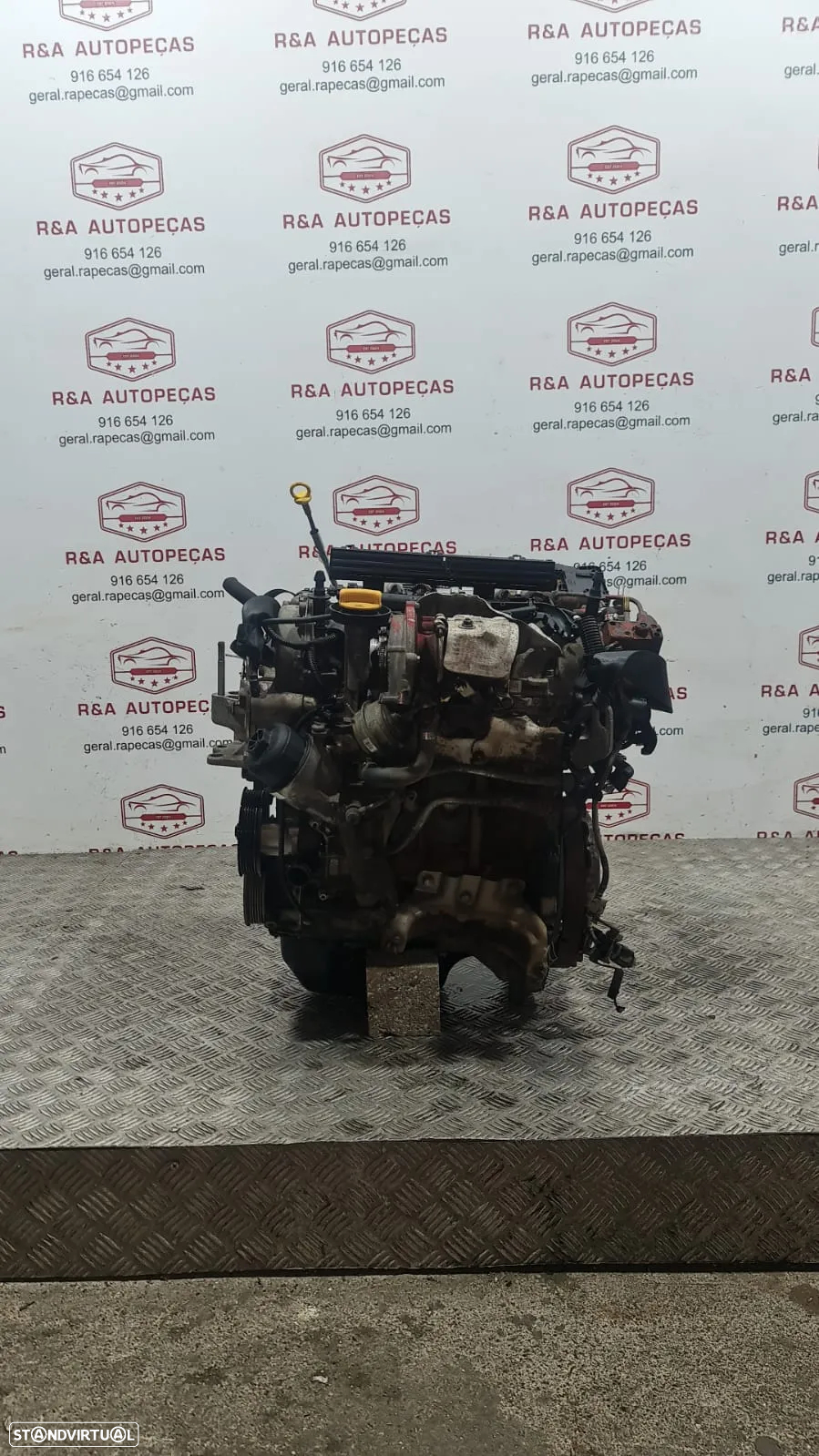 Motor Completo Fiat Opel Citroen Peugeot 199A9000 1.3 MJet 75cv 16v - 2