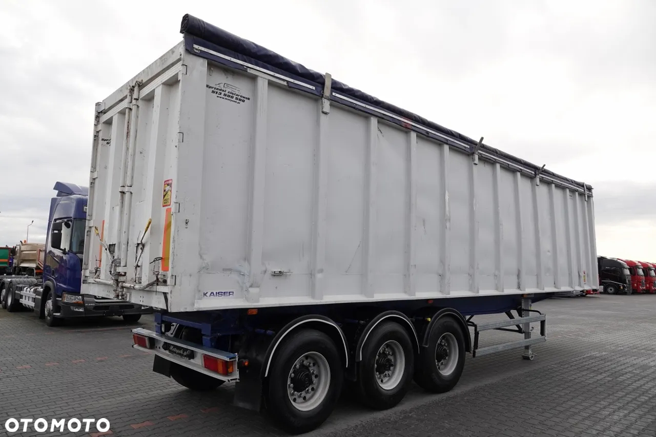 Benalu WYWROTKA 55 m3 / ALUMINIOWA / WAGA: 5900 KG / SPROWADZONA - 8