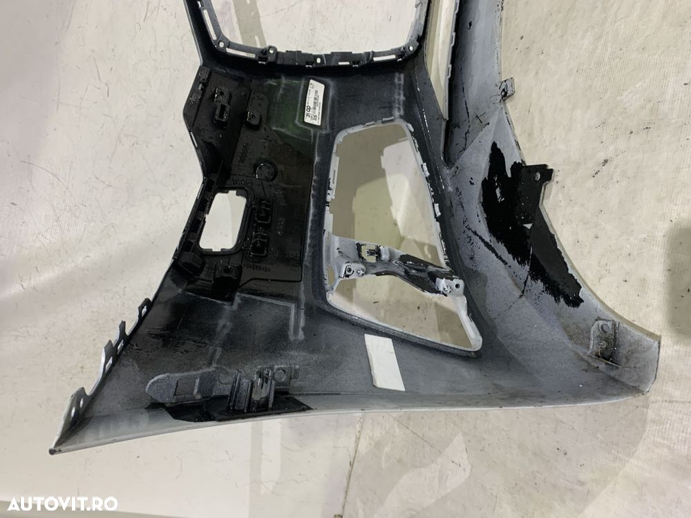 Bara fata Audi A6, C8, 2018, 2019, 2020, 2021, 2022, 2023, cod origine OE 4K0807437, cu gauri pentru spalatori faruri si senzori de parcare (6). - 9