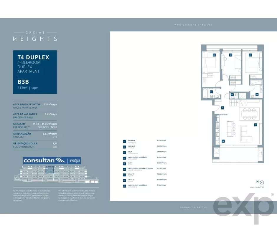 Apartamento T4 Duplex- Caxias - Grande imagem: 5/6