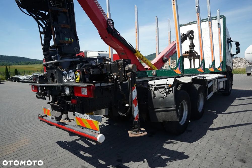 Iveco 570 STRALIS X-WAY / 6X4 / DO DREWNA / DO DRZEWA / DO LASU / HDS CRANAB TZ 12.2 / AUTOMAT - 15