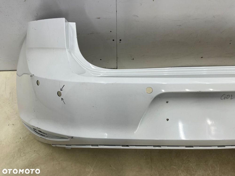Zderzak tylny VW Golf VII 7 12-17r. Przedlift Hatchback HB tył 4XPDC 5G6807421 - 9