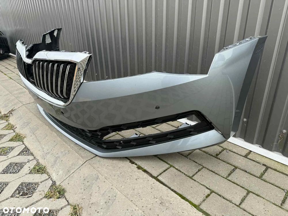 Skoda SuperB III Lift Zderzak Przód Przedni Kompletny Radar 4xPDC LF7M 19-23 - 8