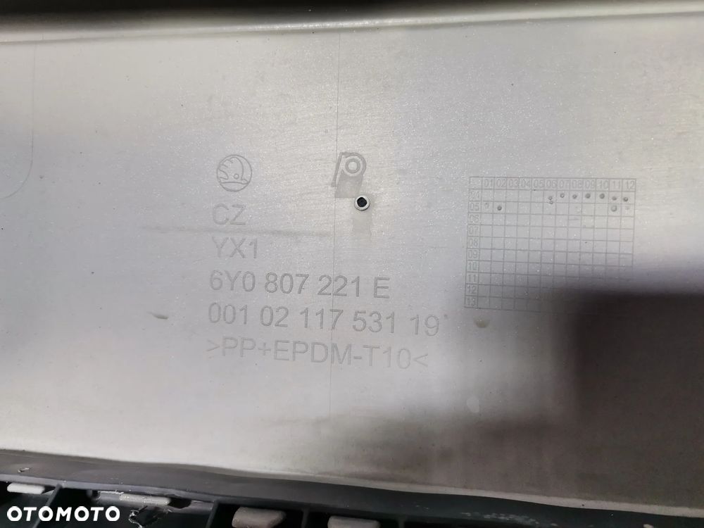 Zderzak Przód Przedni SKODA FABIA I 1 LIFT 6Y0 04-07 Oryginał - 14
