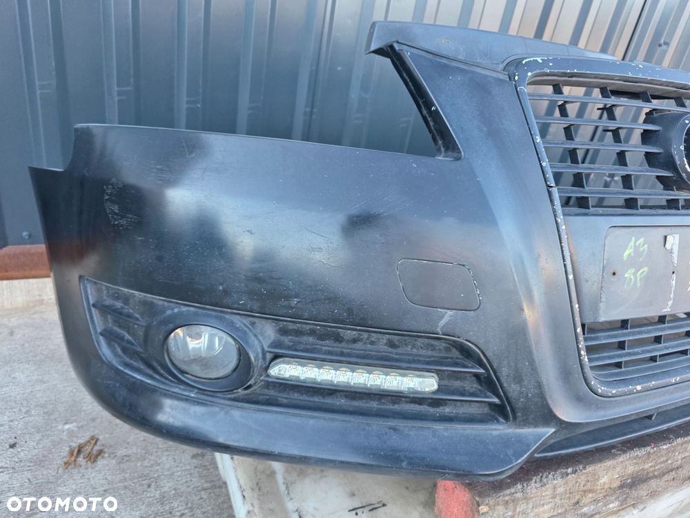 ZDERZAK PRZÓD AUDI A3 8P LIFT 2008-2011 MATOWY KOMPLETNY ! - 3