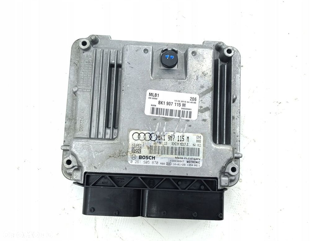 KOMPUTER SILNIKA STEROWNIK AUDI A4 B8 1.8 TFSI 8K1907115M 0261S05870 - 1