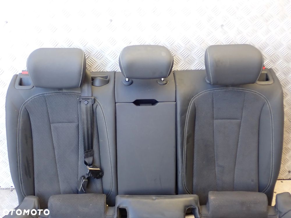 AUDI A4 B9  KANAPA TYLNIA SKÓRA+MATERIAŁ - 2