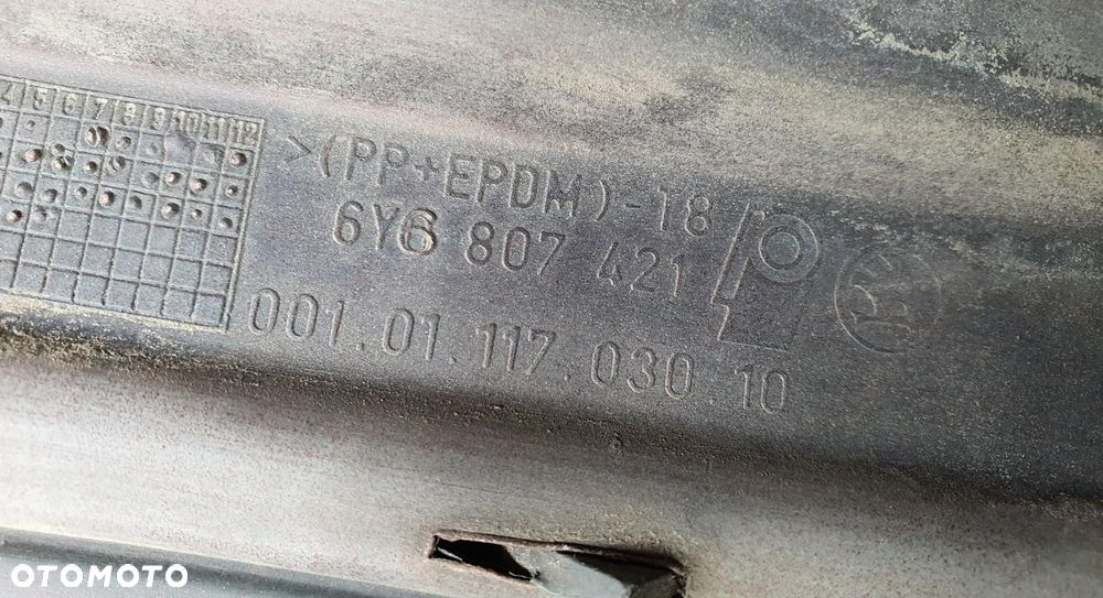 ZDERZAK TYŁ TYLNY LF3T SKODA FABIA I 6Y6807421 - 9