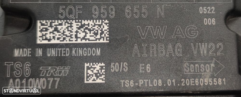 CENTRALINA DE AIRBAG SEAT IBIZA 2020 - 5