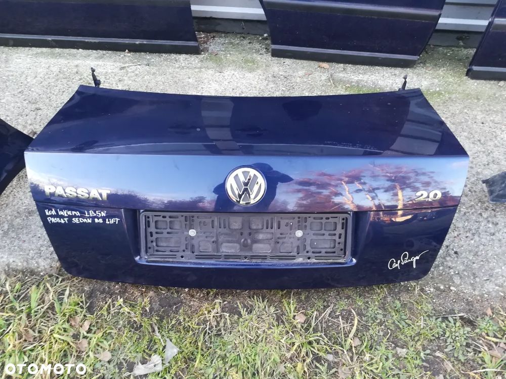 DRZWI PRZEDNIE VW PASSAT, TYLNE, KLAPA BAGAŻNIKA, ZDERZAK TYLNY, BELKA ZDERZAKA, BELKA ZAWIESZENIA TYŁ PASSAT B5 SEDAN LIFT - 5