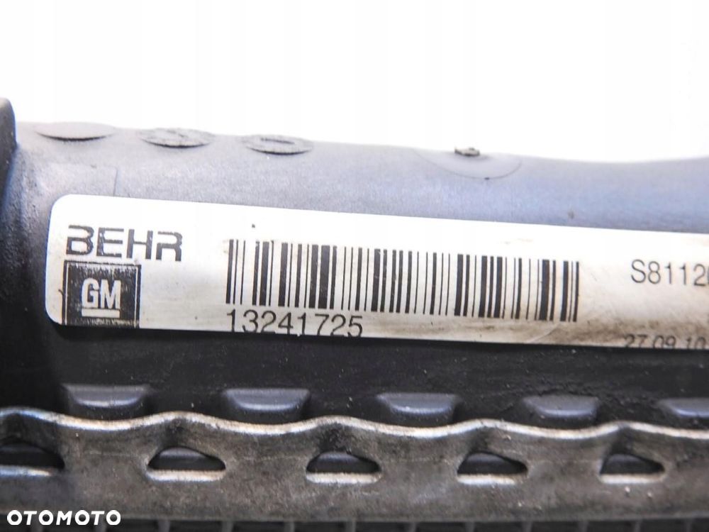 CHŁODNICA WODY OPEL INSIGNIA A 2.0 CDTI 13241725 - 8