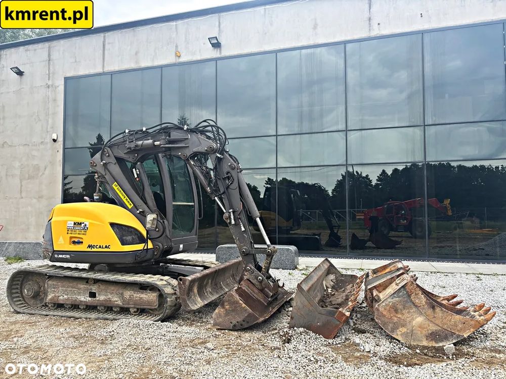 Mecalac 8 MCR MINI-KOPARKA 2010R | MECALAC 6 MCR, JCB 8065 8080 8085 85 Z VOLVO ECR 88, CAT 308, 307 , BOBCAT 80 KOMATSU PC 88 - 3
