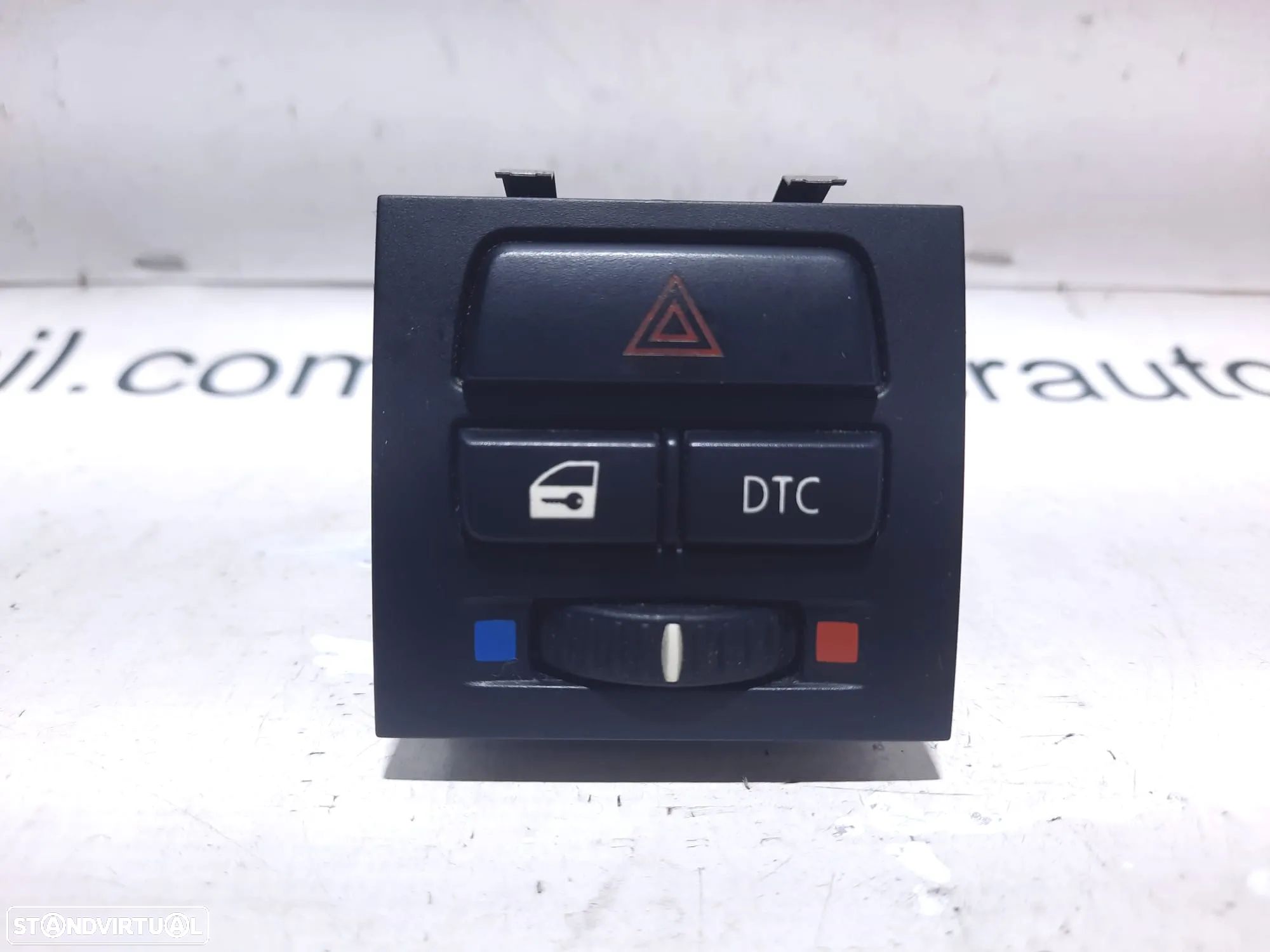 INTERRUPTOR SWITCH COMANDO COMUTADOR BOTÃO LUZ LUZES EMERGENCIA 4 QUATRO PISCAS BTC BMW SERIE 3 E91 E92 E93 - 1