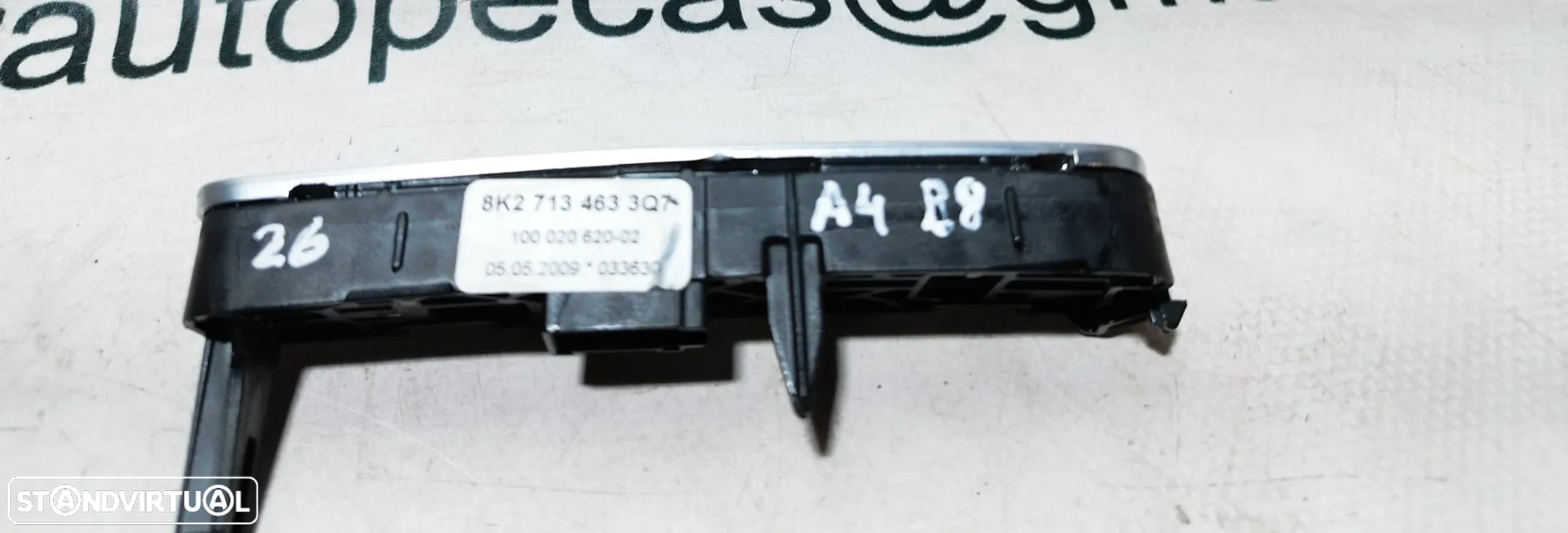 MODULO COMANDOS COMUTADOR CAIXA DE VELOCIDADES AUTOMÁTICA  CONTROL BOTÃO AUDI A4 B8 100020620 02 - 4
