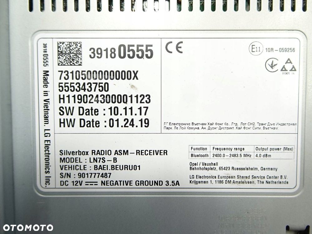 radio nawigacja opel insignia b 39180555 - 6