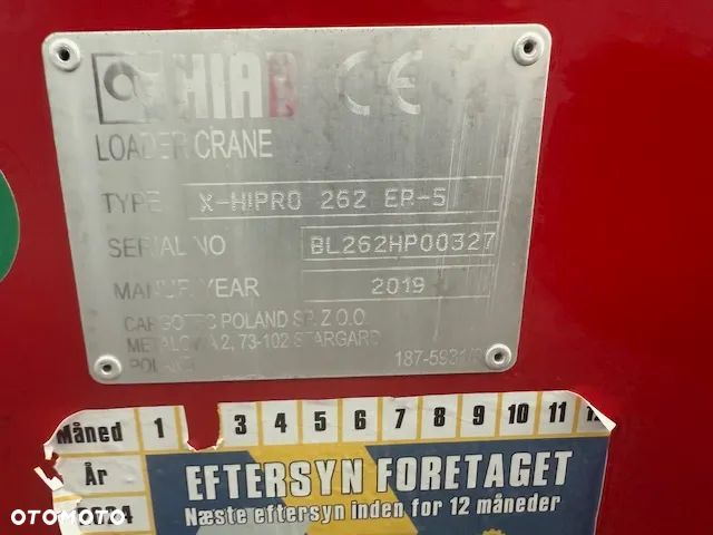 Inny HIAB X-HIPRO 262 EP-5 2019r Super Stan - 2
