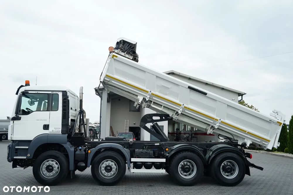 MAN TGS 35.420 / 8X4 / WYWROTKA 2 STRONNA  / HYDROBURTA / MEILLER KIPPER / SPROWADZONA - 3