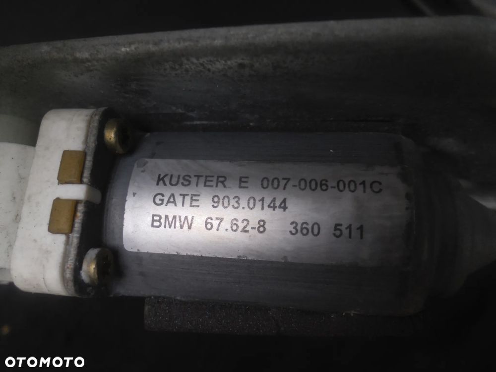 BMW E39 MECHANIZM SZYBY LEWY PRZÓD 8252391 - 4