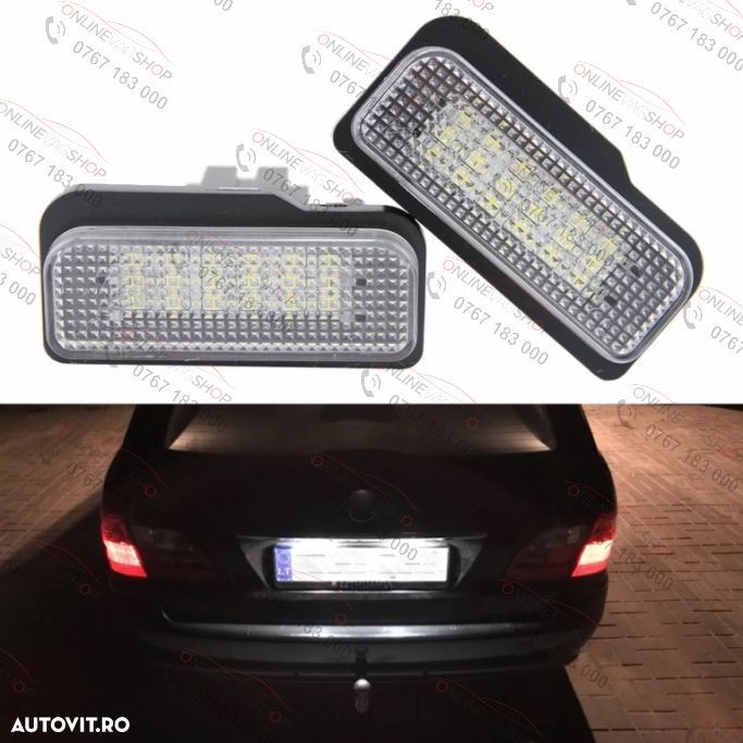 Set lampa LED numar MERCEDES BENZ E – Class W211, CLS W219, SLK R171 C - 5