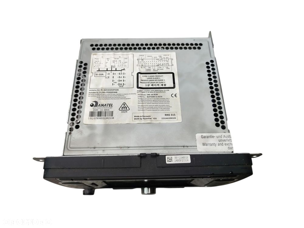 RADIO VOLKSWAGEN PASSAT B7 (2010-2014) 2.0 TDI 140KM 3C8035315EU - 3