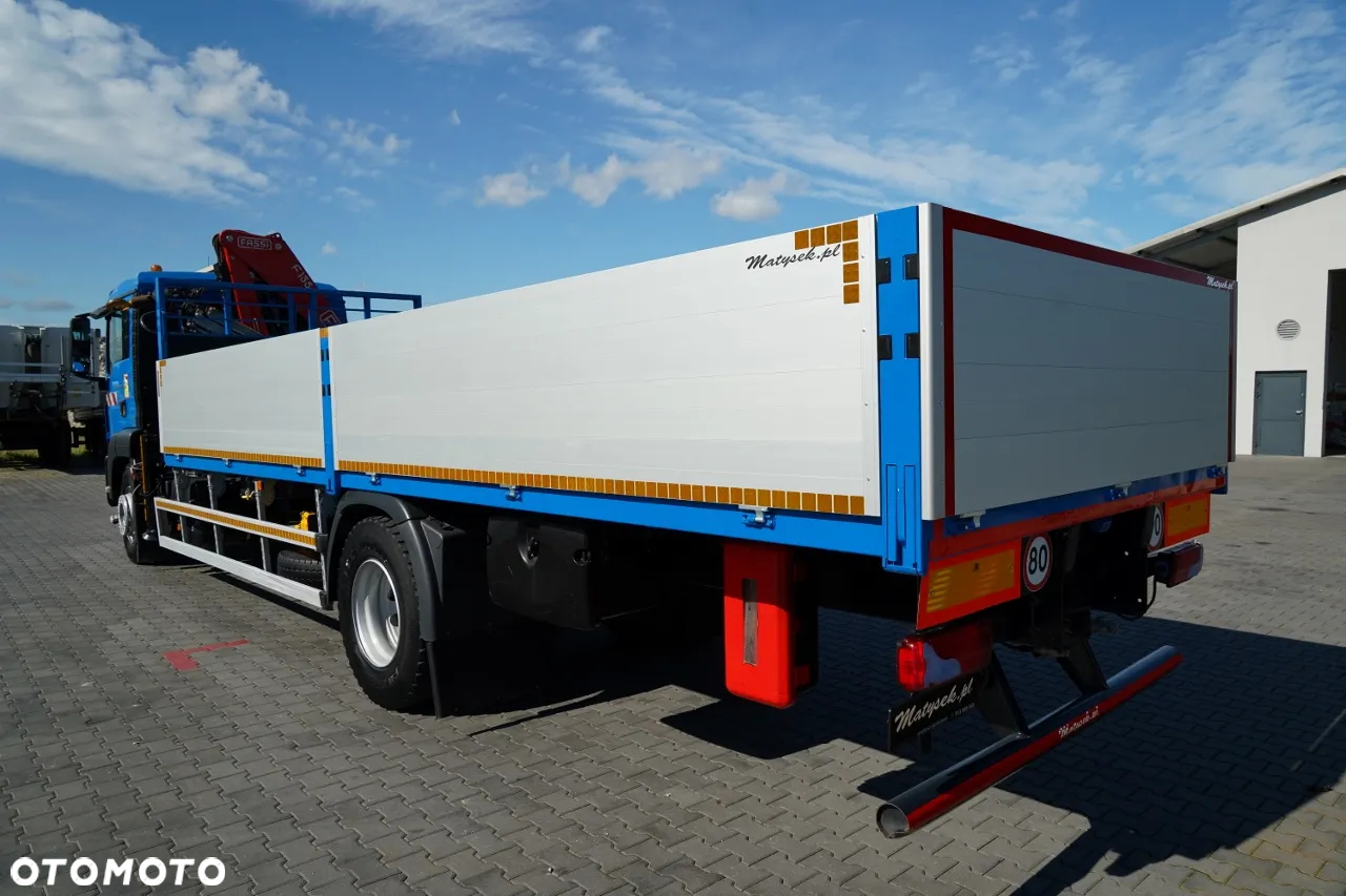 MAN TGS 18.320 / 4x2 / BURTOWY - 6,8 M + HDS FASSI F135 / wysów : 8 m / MOCNA PODŁOGA / STEROWANIE RADIOWE / ROTATOR / SPROWADZONY - 10