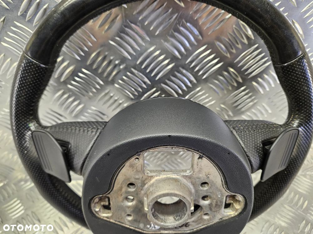AUDI Q7 4L LIFT 09-15R KIEROWNICA CZARNA SKORA MULTIFUNKCJA LOPATKI 4L0419091AK 4L0419091 AK - 6