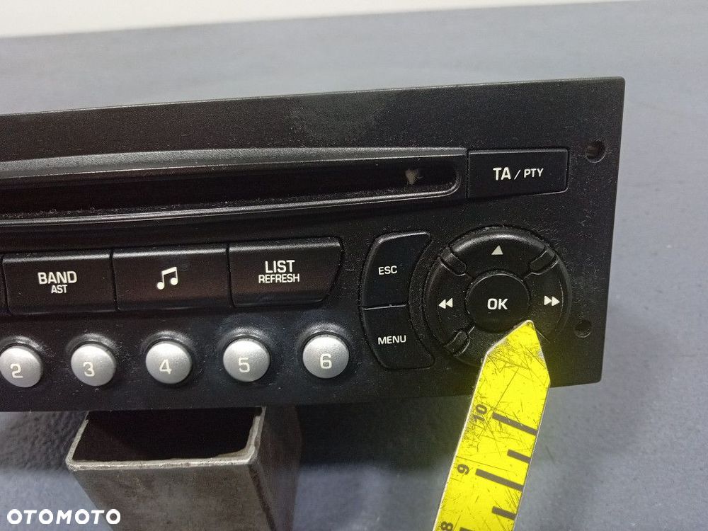 PEUGEOT 207 06- RADIO CD FABRYCZNE OEM 96591229XT - 8