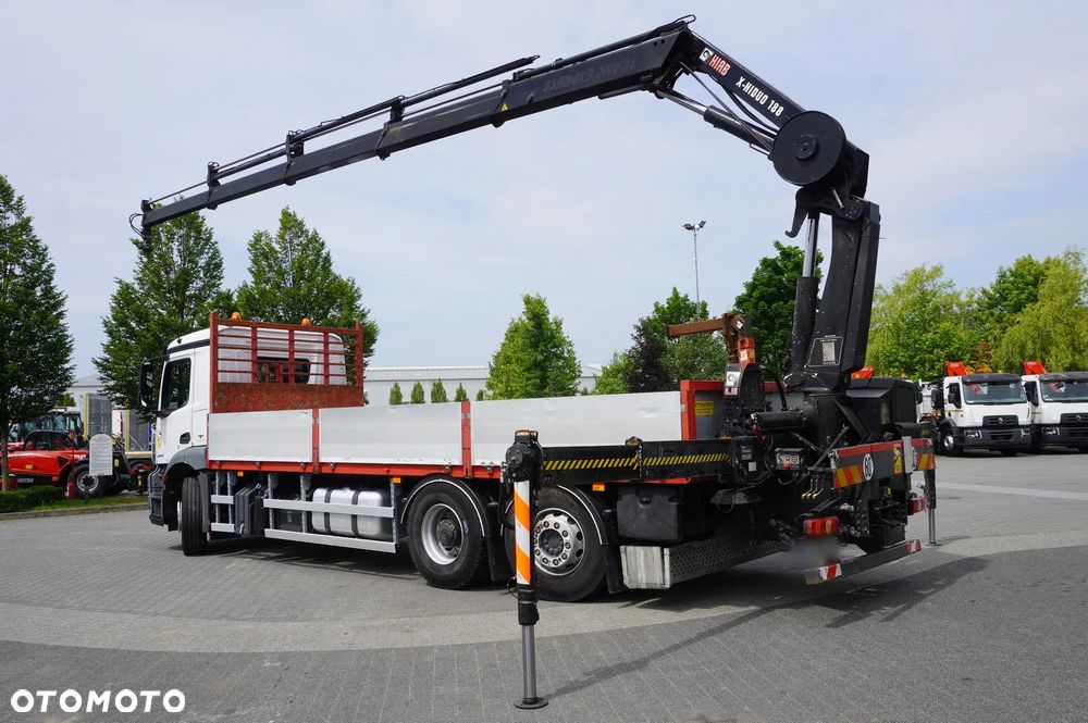 Mercedes-Benz Antos 2540 6x2-4 / HDS HIAB X-HIDUO 188 ES-4 / Rotator / pilot / Platforma 17 EPAL / 3. oś skrętna_256031 - 6
