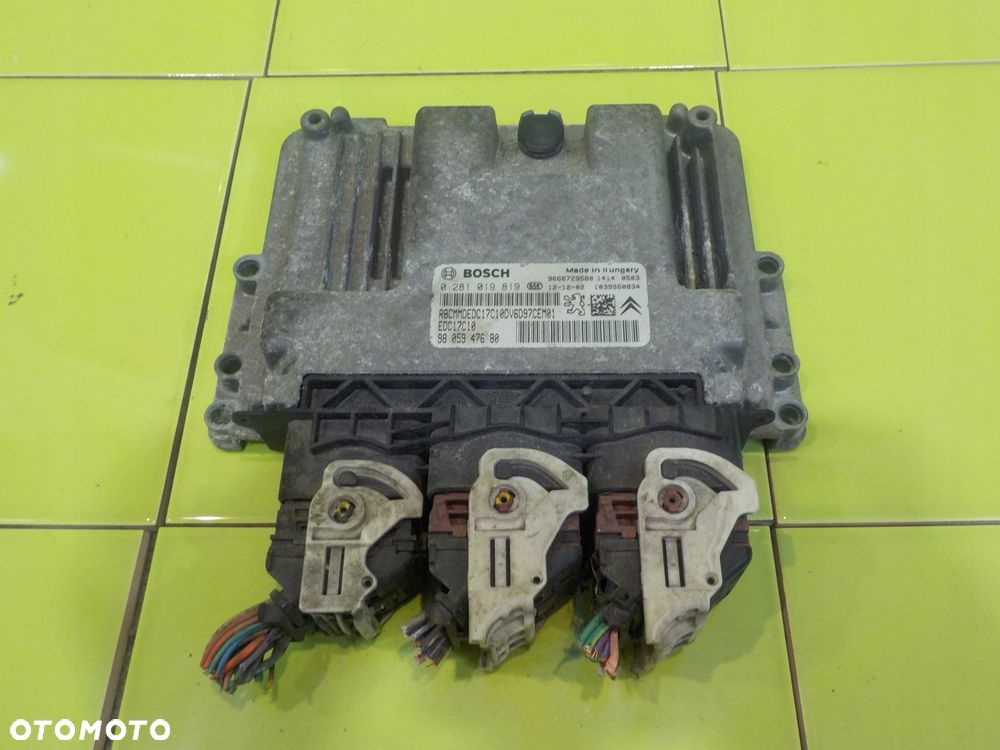 CITROEN JUMPY II LIFT 1.6 HDI 13r sterownik komputer silnika 9605947680 - 4