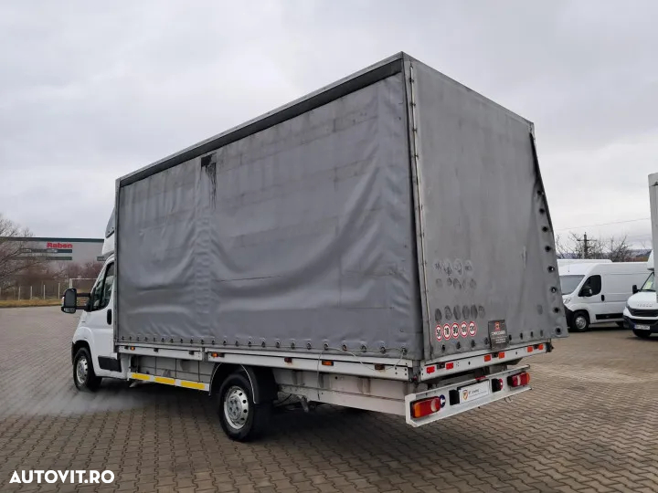 Fiat Ducato cabinato 2.3mjet 131cp cabina de dormit si prelata euro 6 - 4