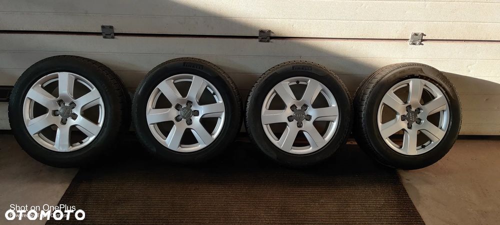 Audi A5 A6 A7 Koła Felgi Zimowe OPONY PIRELLI 225/55/R17 7.5j 17cali et37 5x112 4G0601025L - 1