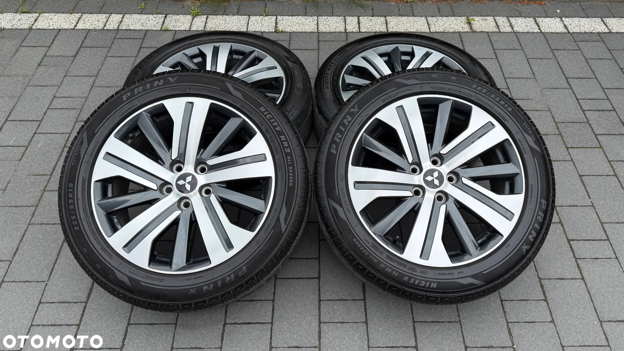Koła aluminiowe r18 5x114.3 225/55 7Jx18H2 ET38 Alufelgi Mitsubishi Nissan Kia Hyundai Mazda Outlander ASX Sportage Tucson - 5