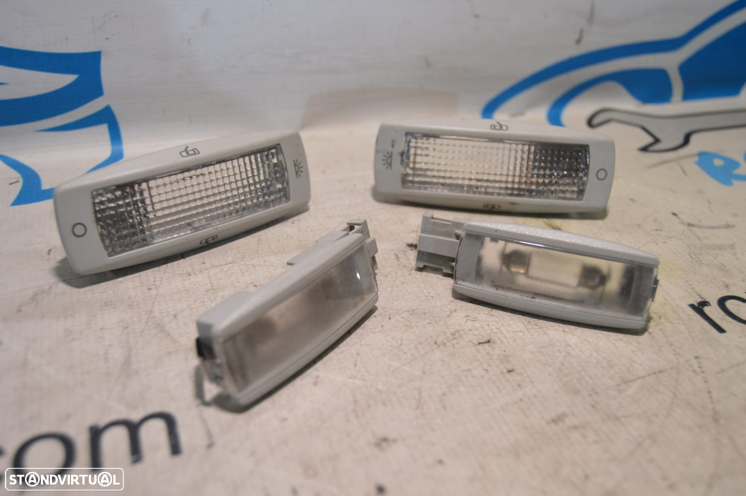 LUZ LUZES INTERIOR PLAFONIER TETO TEJADILHO ESPLHO ESPELHOS INTERIOR VW VOLKSWAGEN 1K0947109 VW VOLKSWAGEN SHARAN 7N 2.0 TDI 140CV CFF CFFB GOLF VI 6 MK6 1K 1K1 TIGUAN 5N SEAT ALHAMBRA - 4