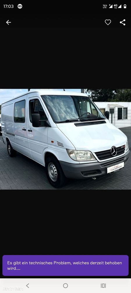 Dezmembrez Mercedes sprinter an 2005 motor 2.2 - 1