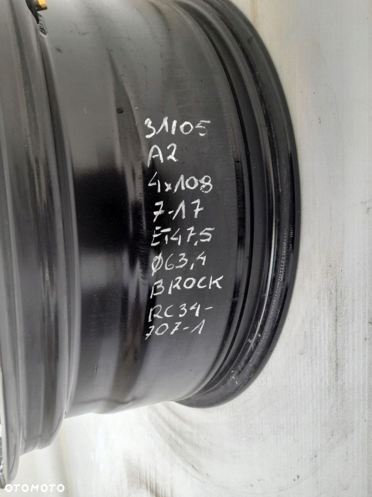 Felgi aluminiowe Brock RC34-707-1 7.0" x 17" 4x108 ET47.5 - 10