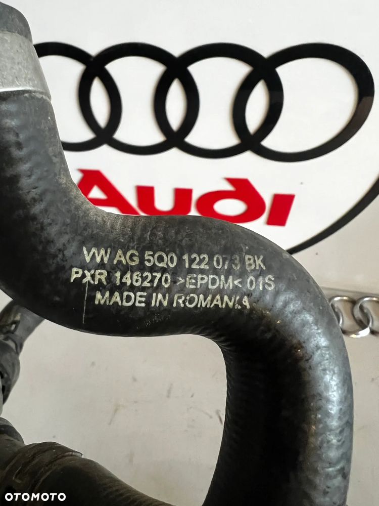 DODATKOWA POMPA WODY PRZEWODY SKODA OCTAVIA III AUDI 5Q0122073AE 5Q0122073BK 5Q0121599Q 5Q0965561B - 3