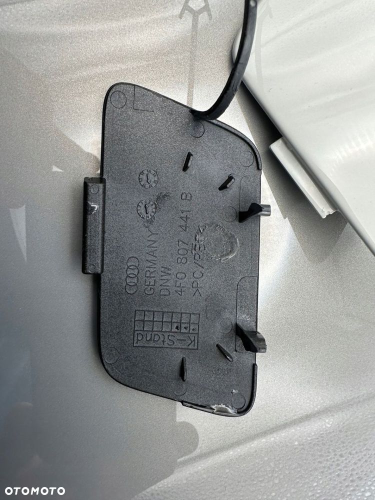 ZAŚLEPKA HAK / HOL PRZÓD A6 C6 S6 ALLROAD FACE-LIFT CZARNY LZ9Y 4F0807441B - 11