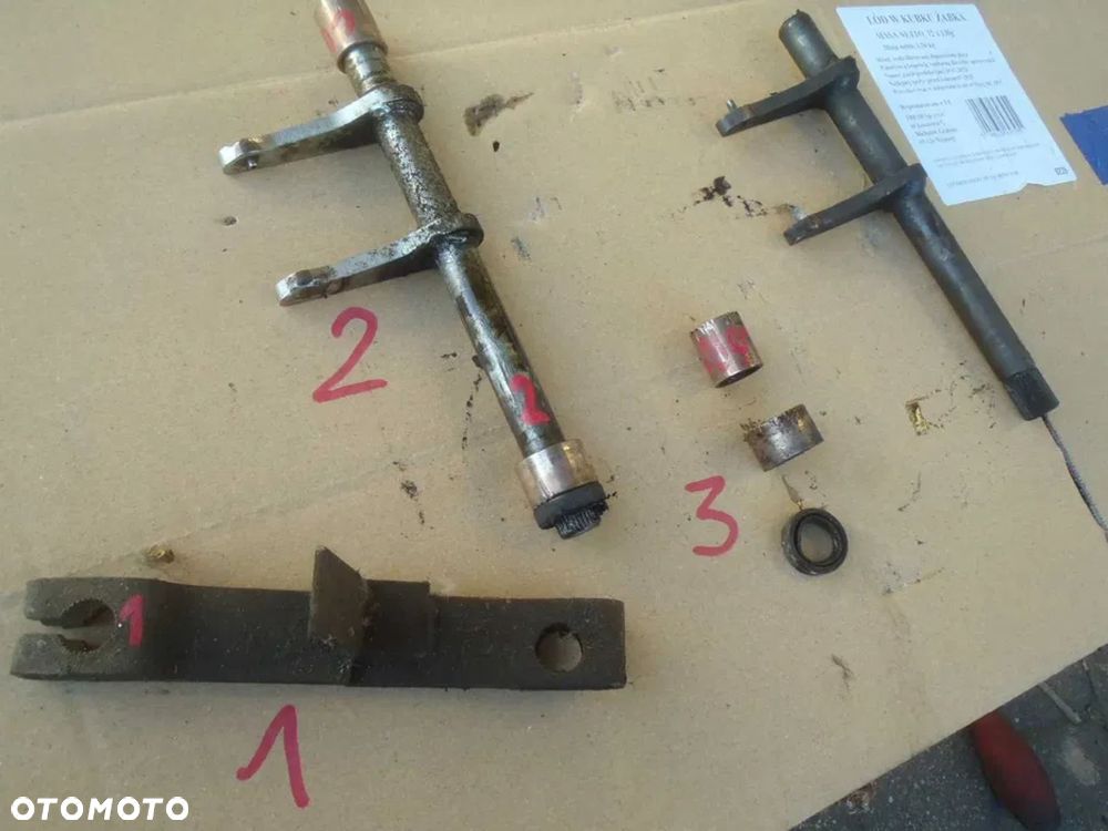 łapa widełki tuleja łożyska oporowego wspornik sprzęgła daewoo matiz - 1
