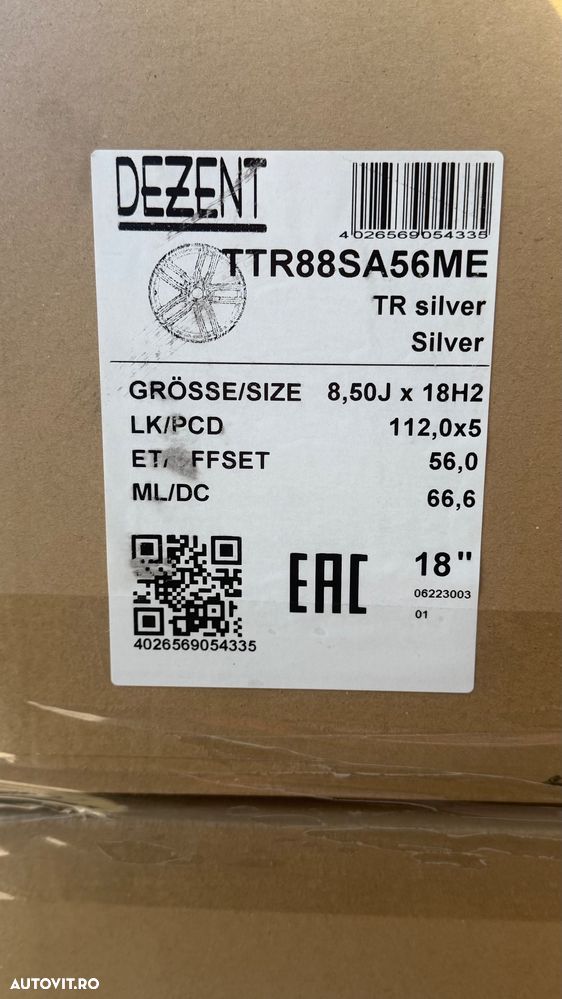Vând jante 5x112 pe 18” Dezent noi - 5