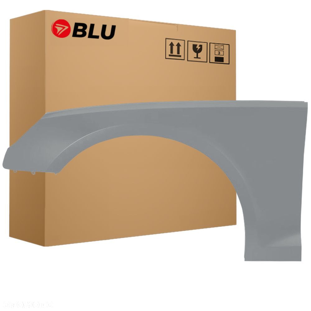 BLU Błotnik AUDI A4 B9 S4 LIFT LX7R lewy przód Srebrny 2019-2024 MonsunGrau - 1