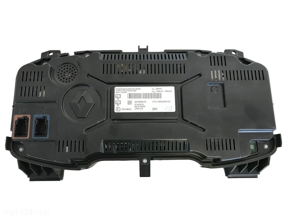 LICZNIK ZEGAR ZEGARY WYŚWIETLACZ RENAULT GAMA T RANGE C K 22166228-06 22166228 - 2