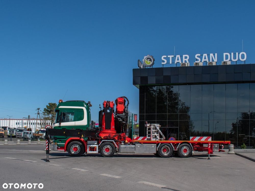 Scania R490 8x2 EFFER 955 Fly Jib Wciągarka Kosz HDS Żuraw - 19