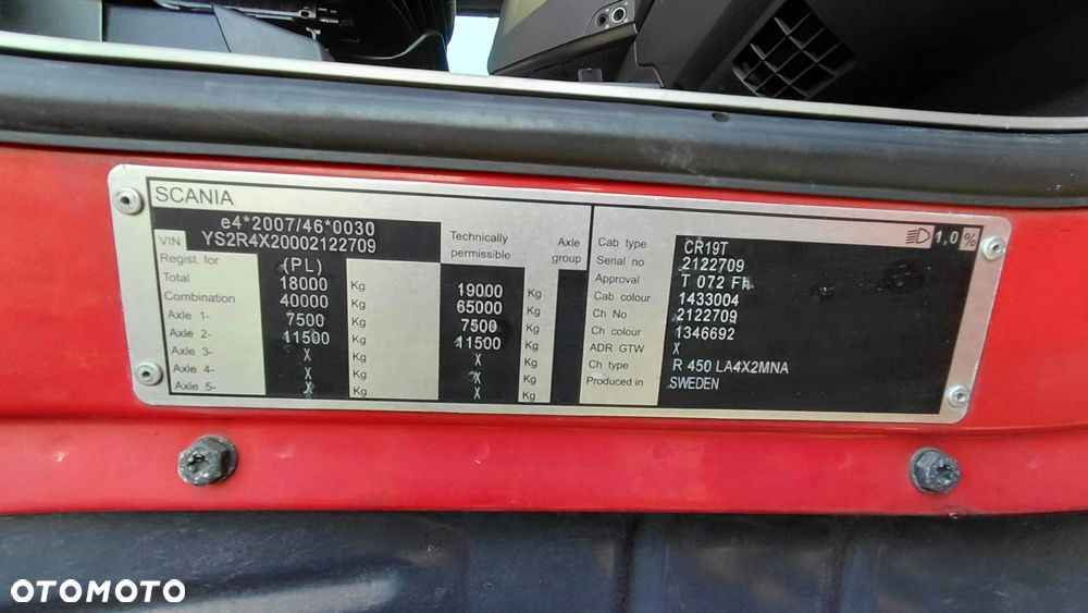 Scania R 450 AUTOAMA RETARDER 2016 ZAMIANA - 28
