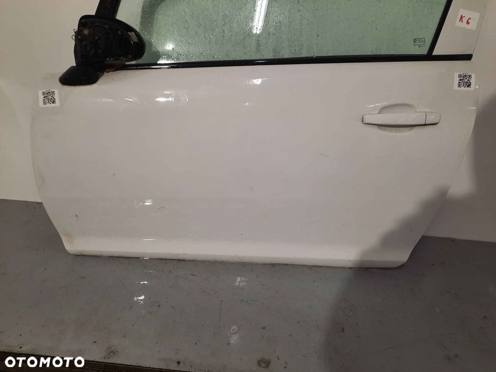 } DRZWI PRZÓD PRZEDNIE LEWE OPEL CORSA D 3D 3 DRZWI HB Y474 Z40R BIAŁE - 5