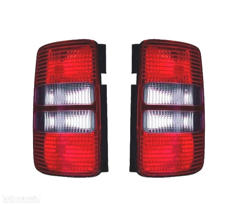 FAROLINS VOLKSWAGEN VW CADDY 2D RESTYLING 10-14 FUMADOS VERMELHO - 1